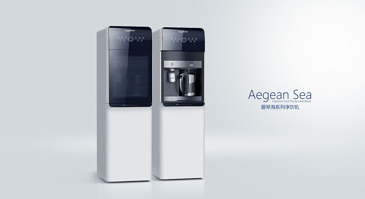 Water purifier，industrial design，product design，Simplicity，Household appliances，