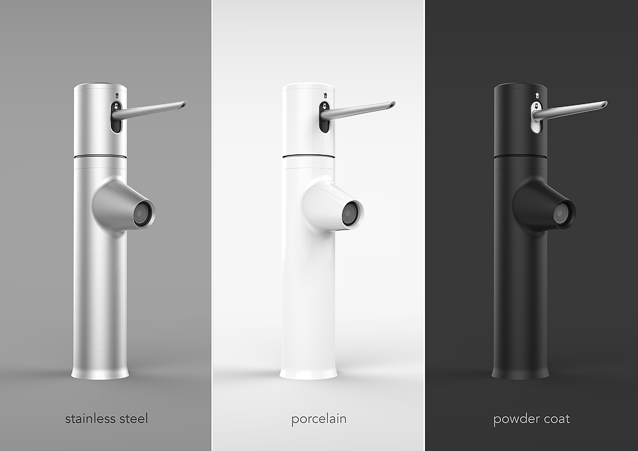 ecology，water tap，product design，industrial design，engineering，
