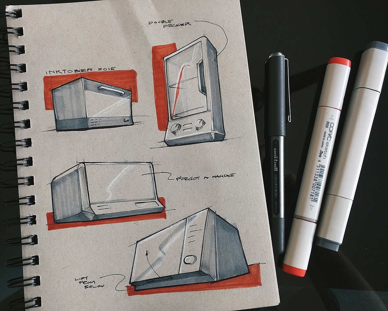 sketchbook，Hand drawn，industrial design，product design，Freehand drawing，