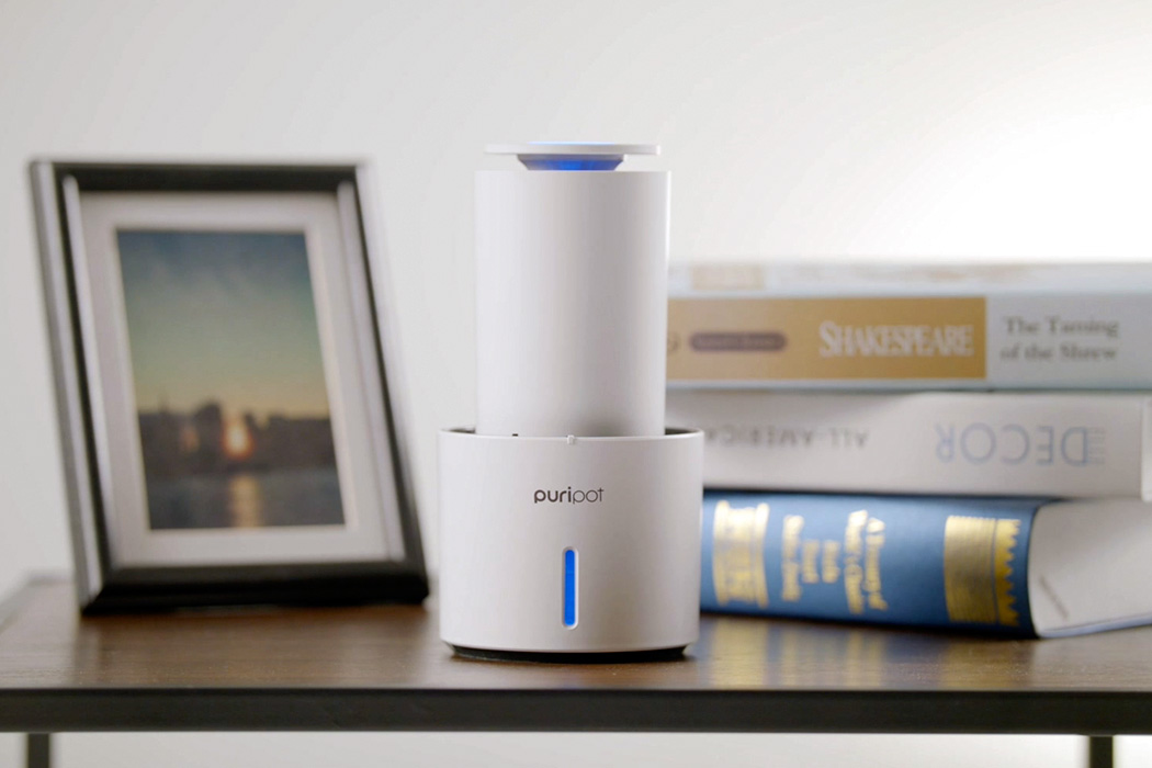 Puripot integrated personal air purifier，