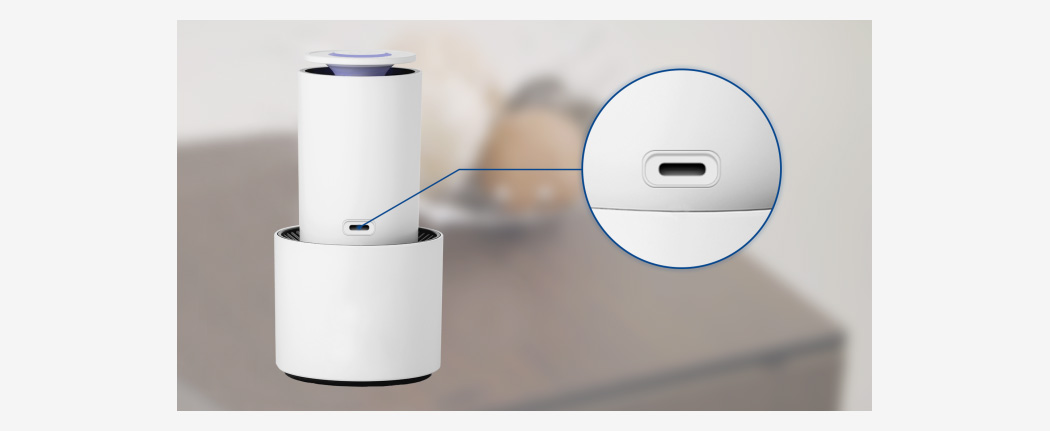 Puripot integrated personal air purifier，