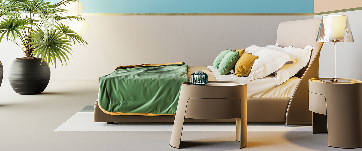 leisure time，fabric art，Various colors，Bed，