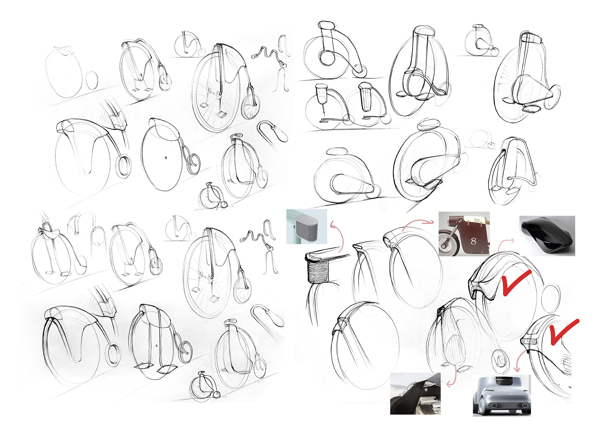 Retro，suit，segway，