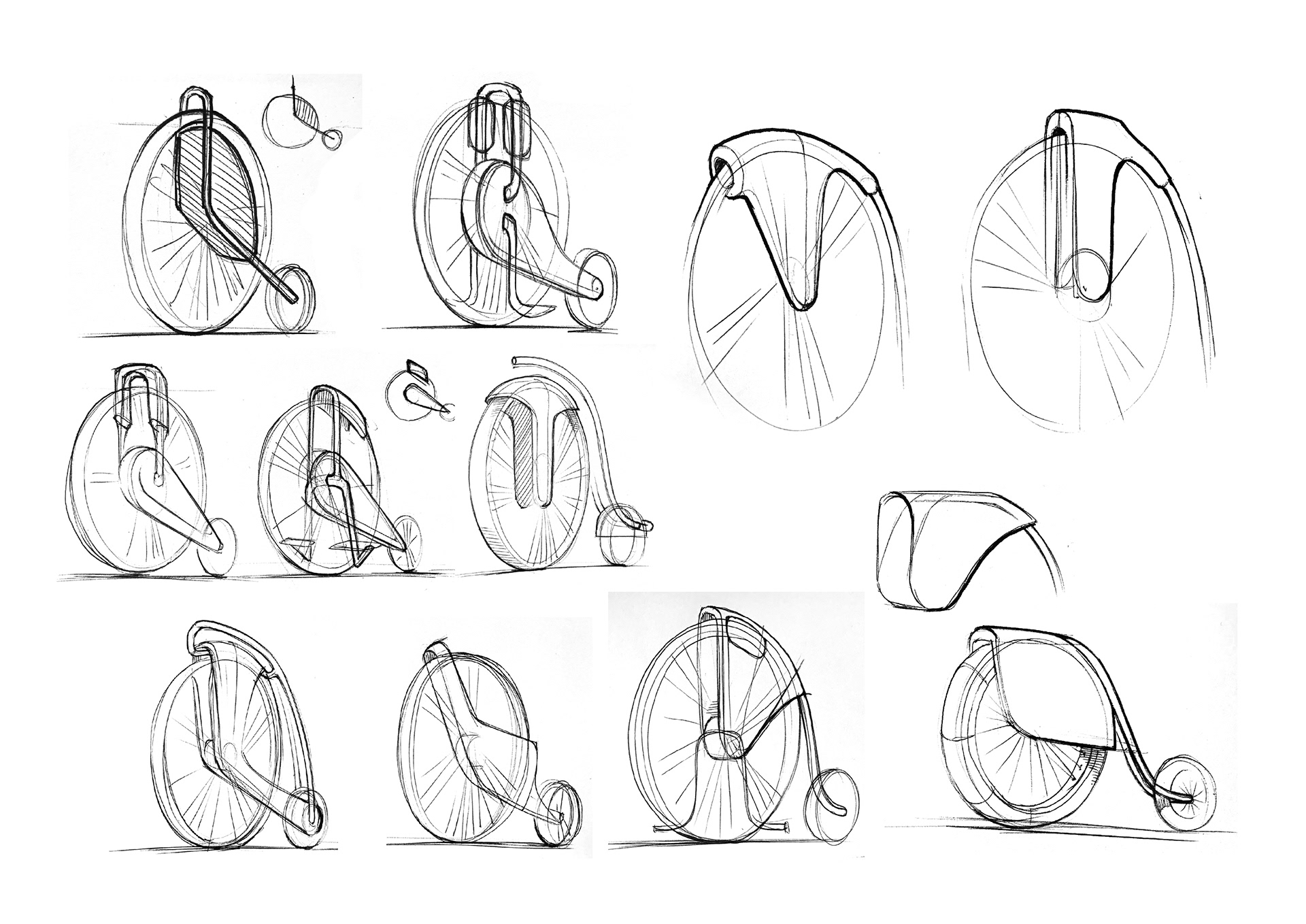 Retro，suit，segway，