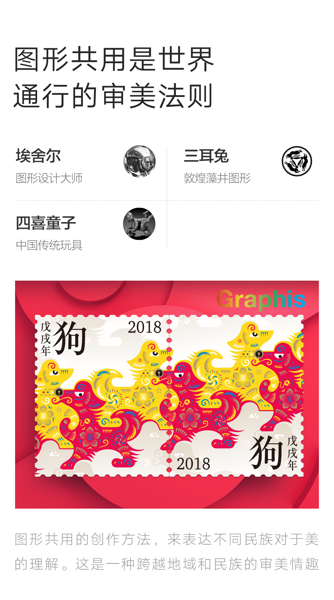 Postage Stampes ，Year of the dog Zodiac，Cultural and creative products，graphic design ，Illustration design，Chinese style design，