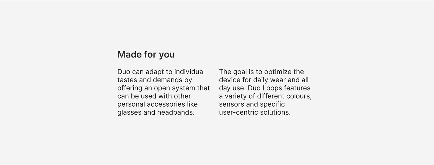 intelligence，Earphone design，Duo，