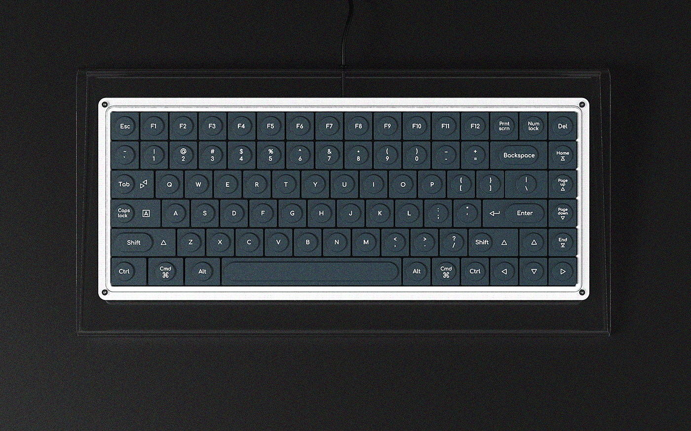 white，keyboard，HOV，