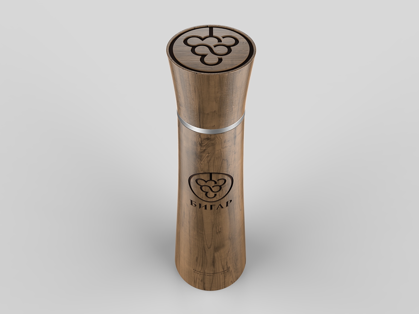 Bigar Wine Bottle，packing design，woodiness，Wine，