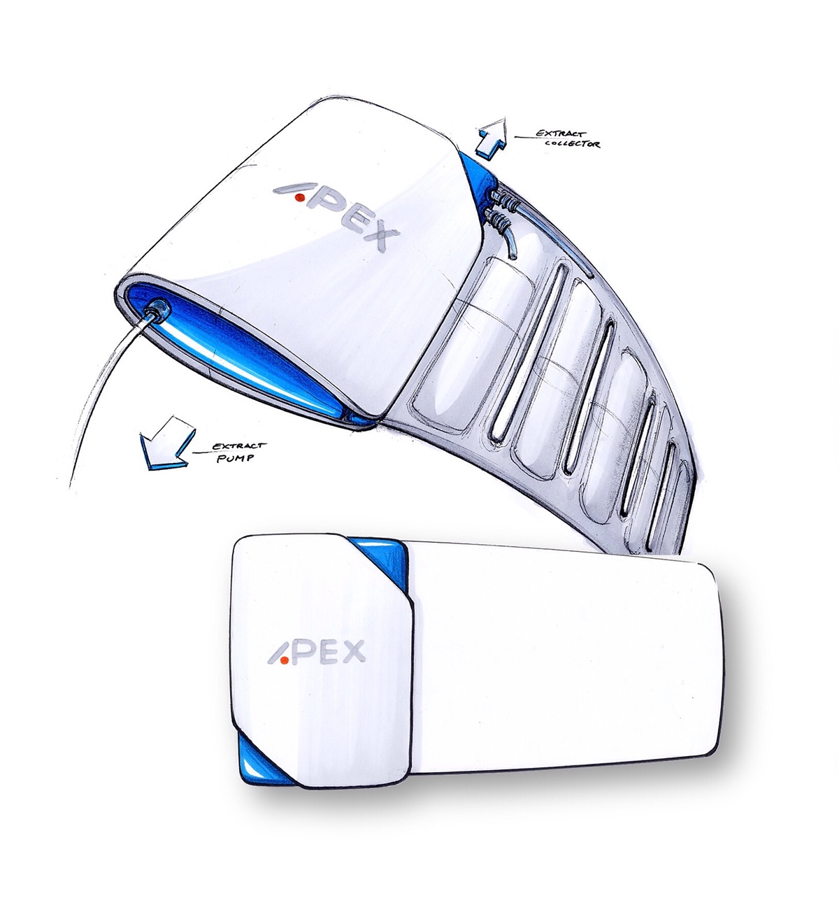 product design，Hand drawn，Sketches & Photoshop，