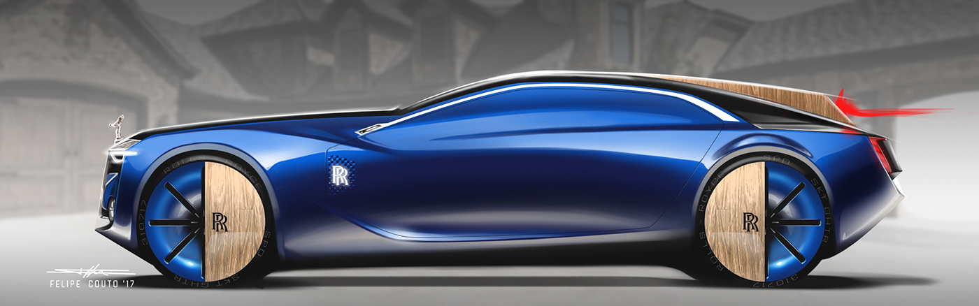 Automobile design，Hand drawn，Sketchin' 247，