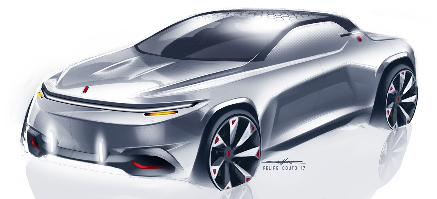 Automobile design，Hand drawn，Sketchin' 247，