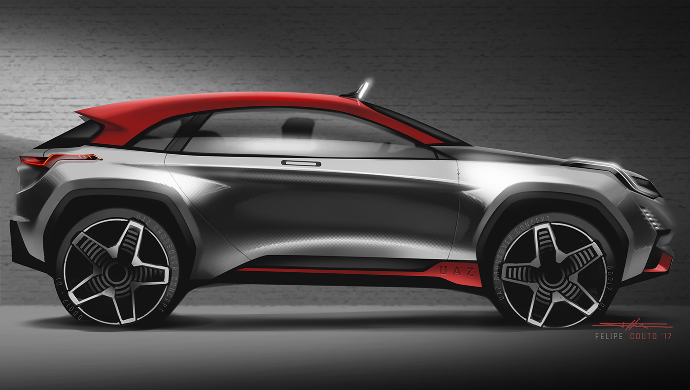 Automobile design，Hand drawn，Sketchin' 247，