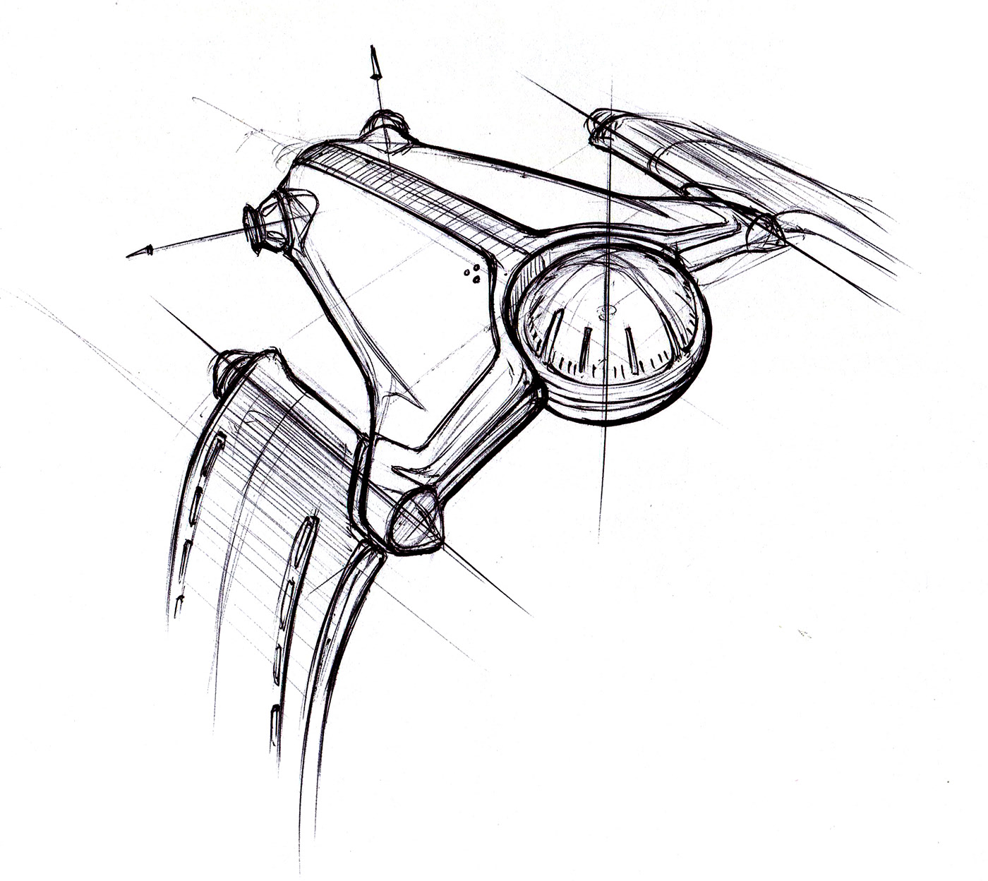 product design，Line，Wrist watch，Hand drawn，