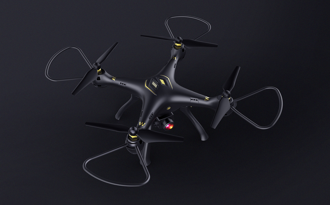 UAV，remote controlled aircraft，Render，Amazon，product design，