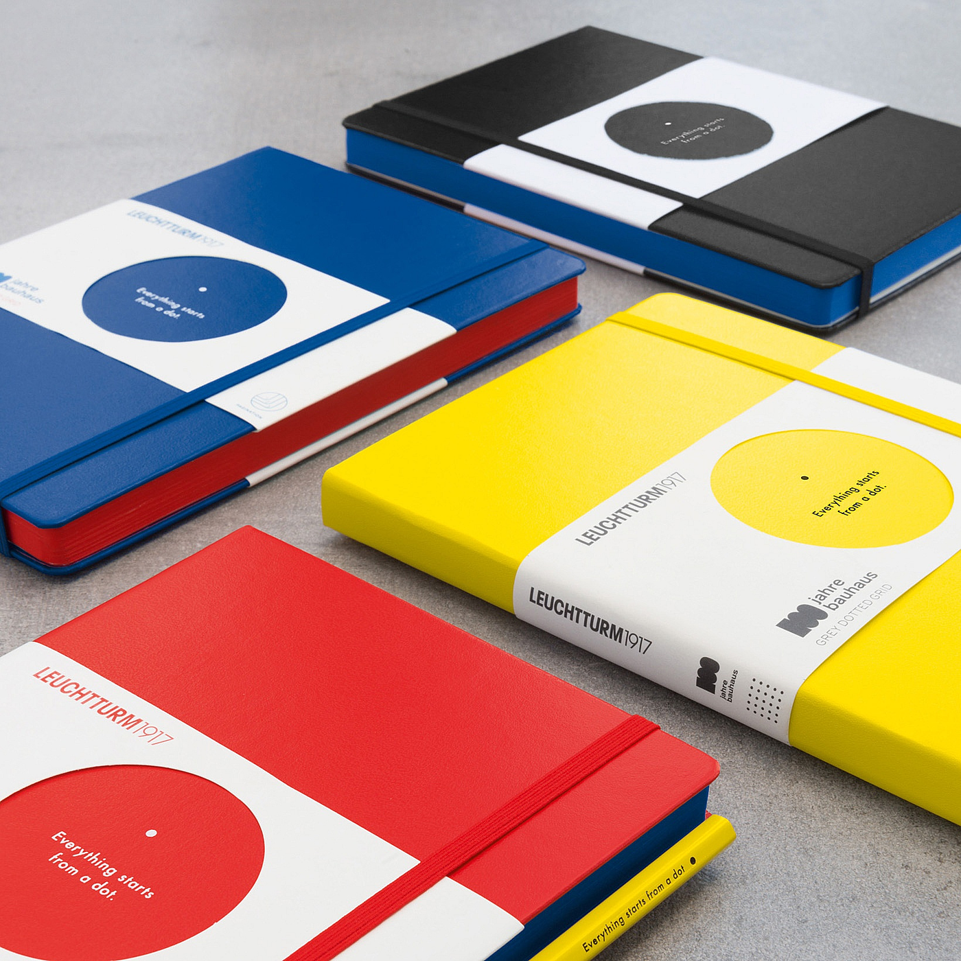 LEUCHTTURM1917，100 Years of Bauhaus，笔记本，特別版，文具，2019红点产品设计大奖，reddot，