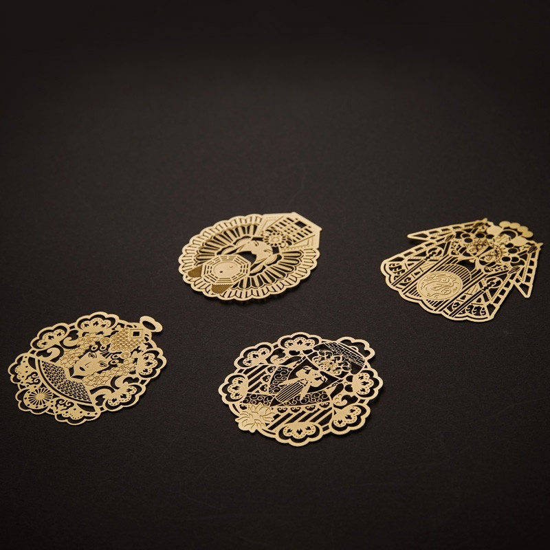 Copper gold system，Metal，reddot，2019 red dot product design award，Stationery，Beijing opera，bookmark，M＆G，