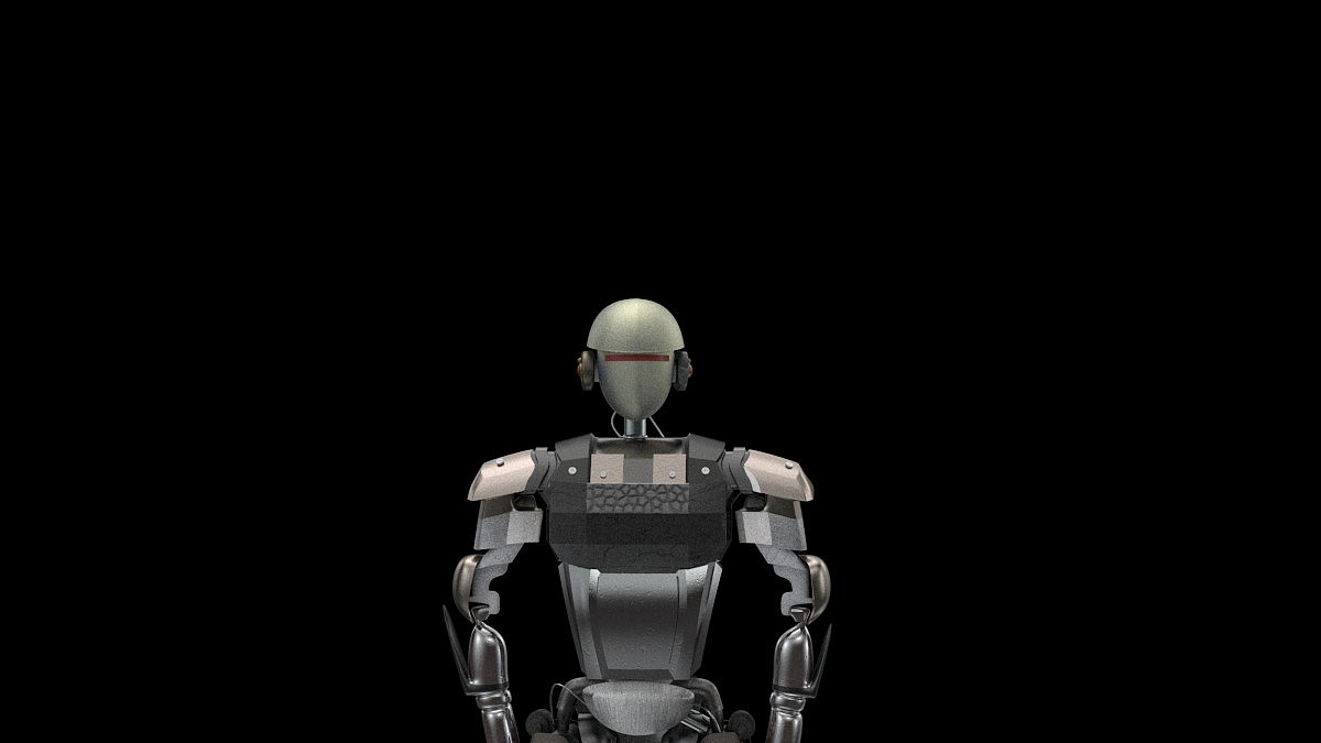 robot，modeling，Render，