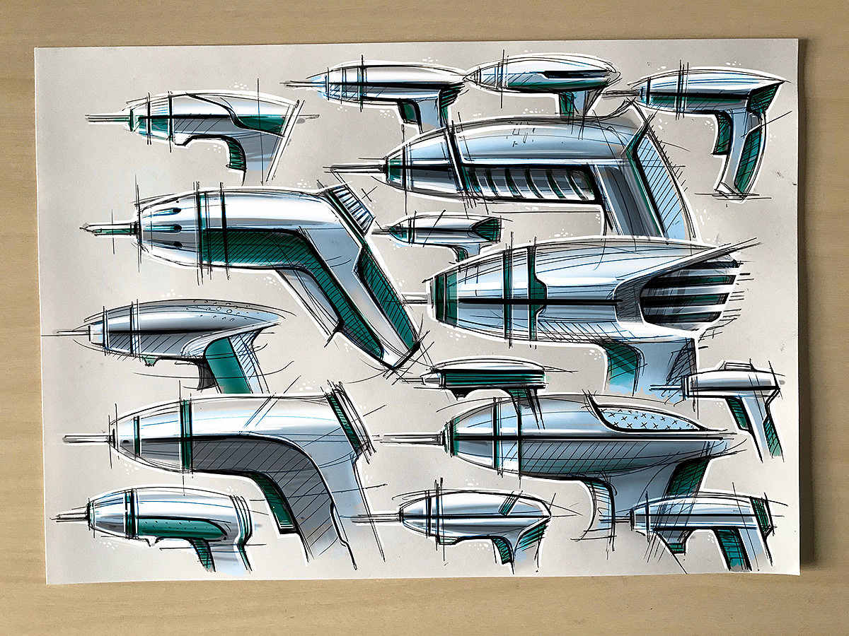 Hand drawn，