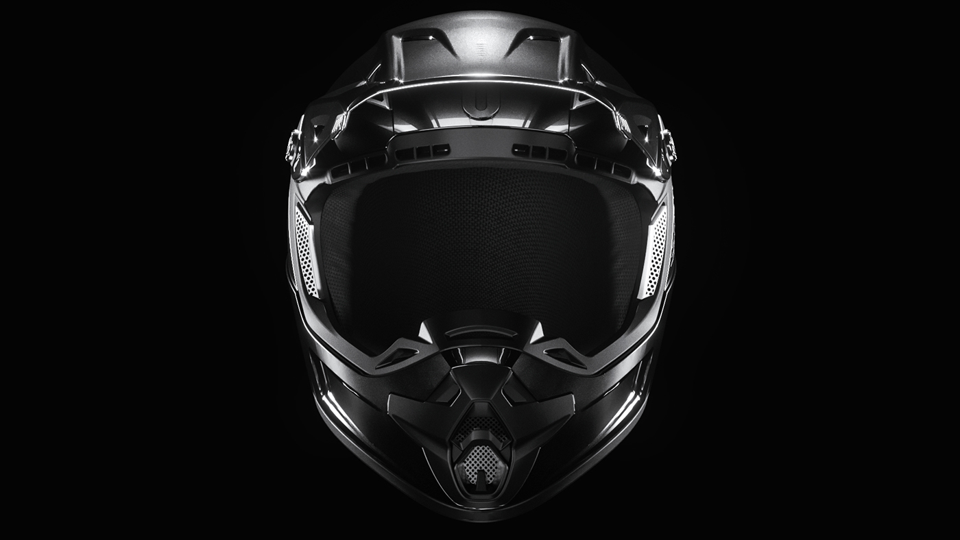 black，Helmet，Motocross helmet，