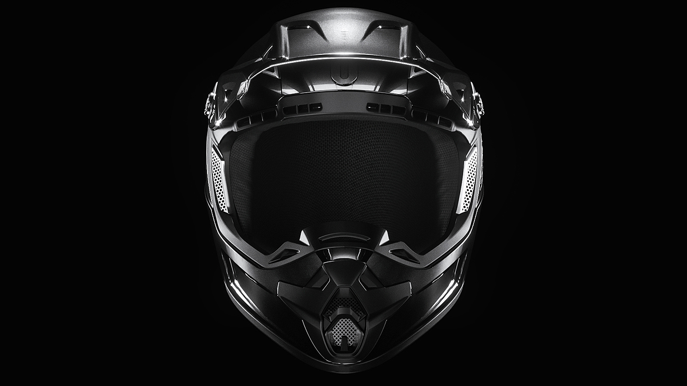 黑色，头盔，Motocross helmet，