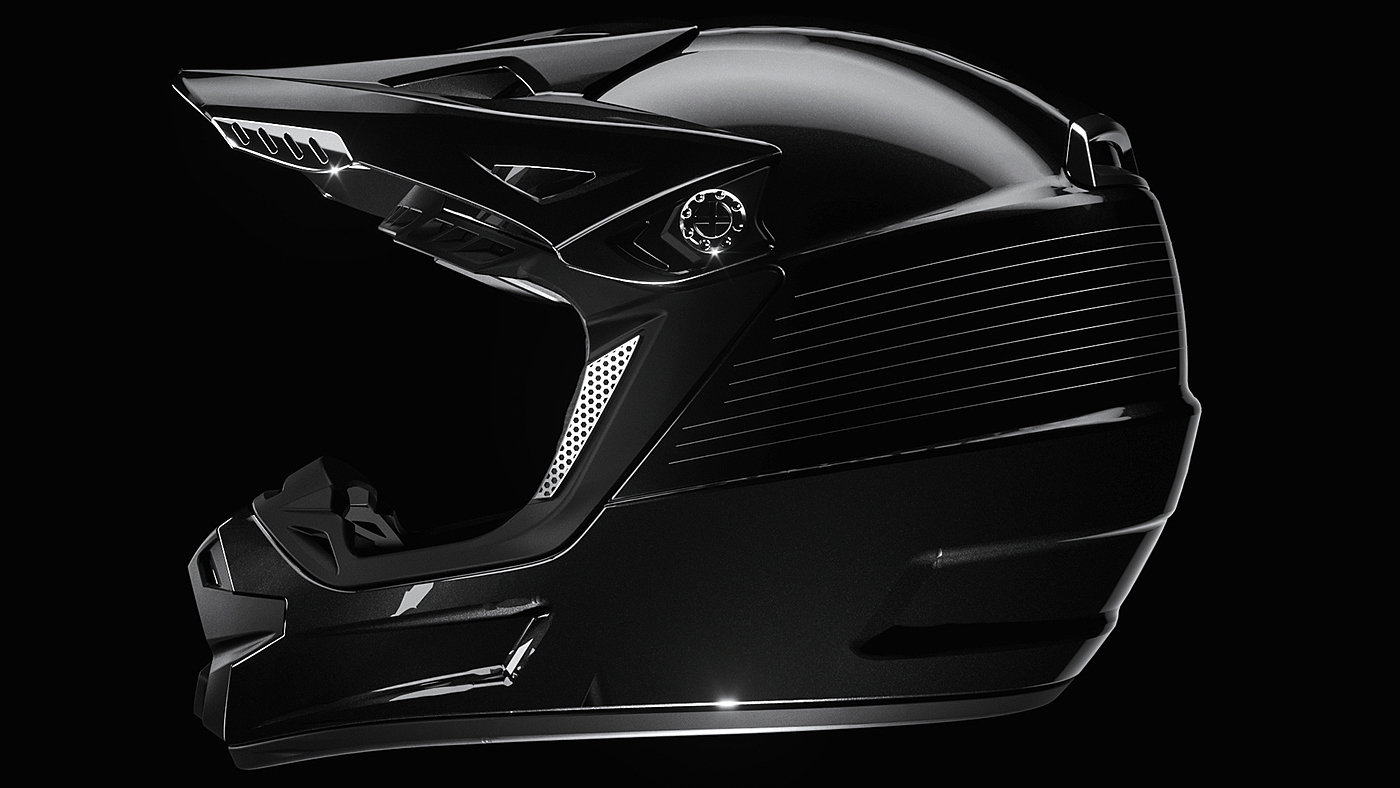 black，Helmet，Motocross helmet，