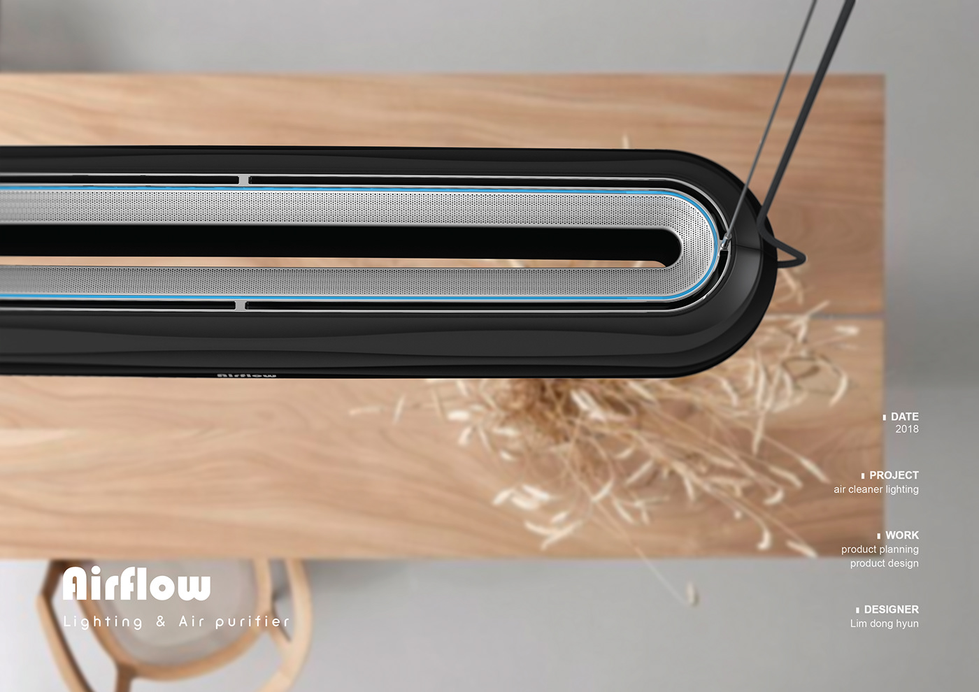 Range hood，Lamp design，AIRFLOW，