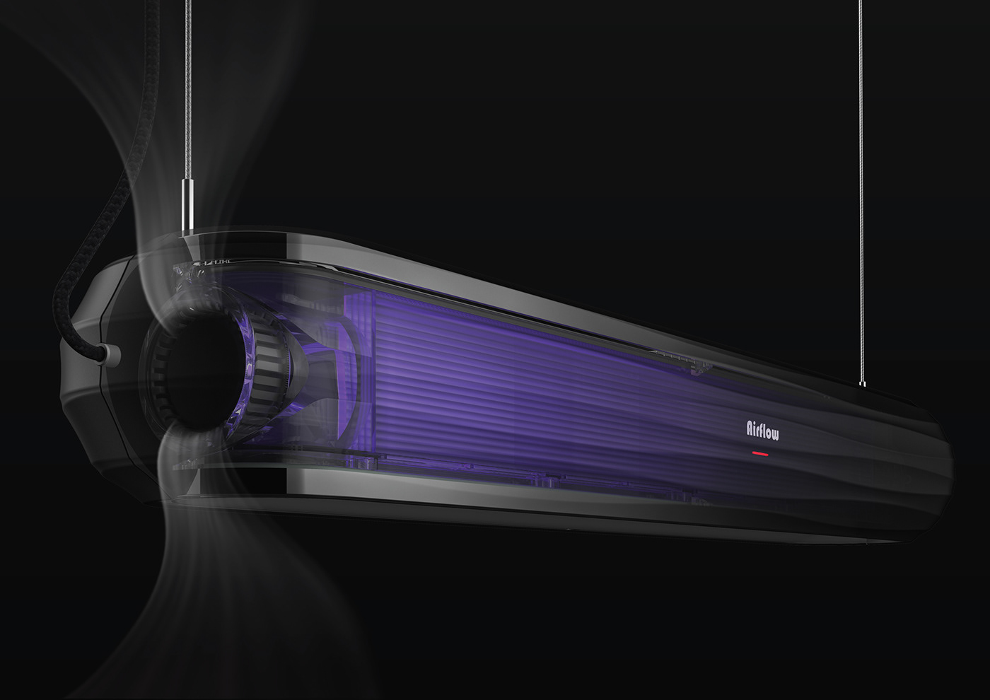 Range hood，Lamp design，AIRFLOW，