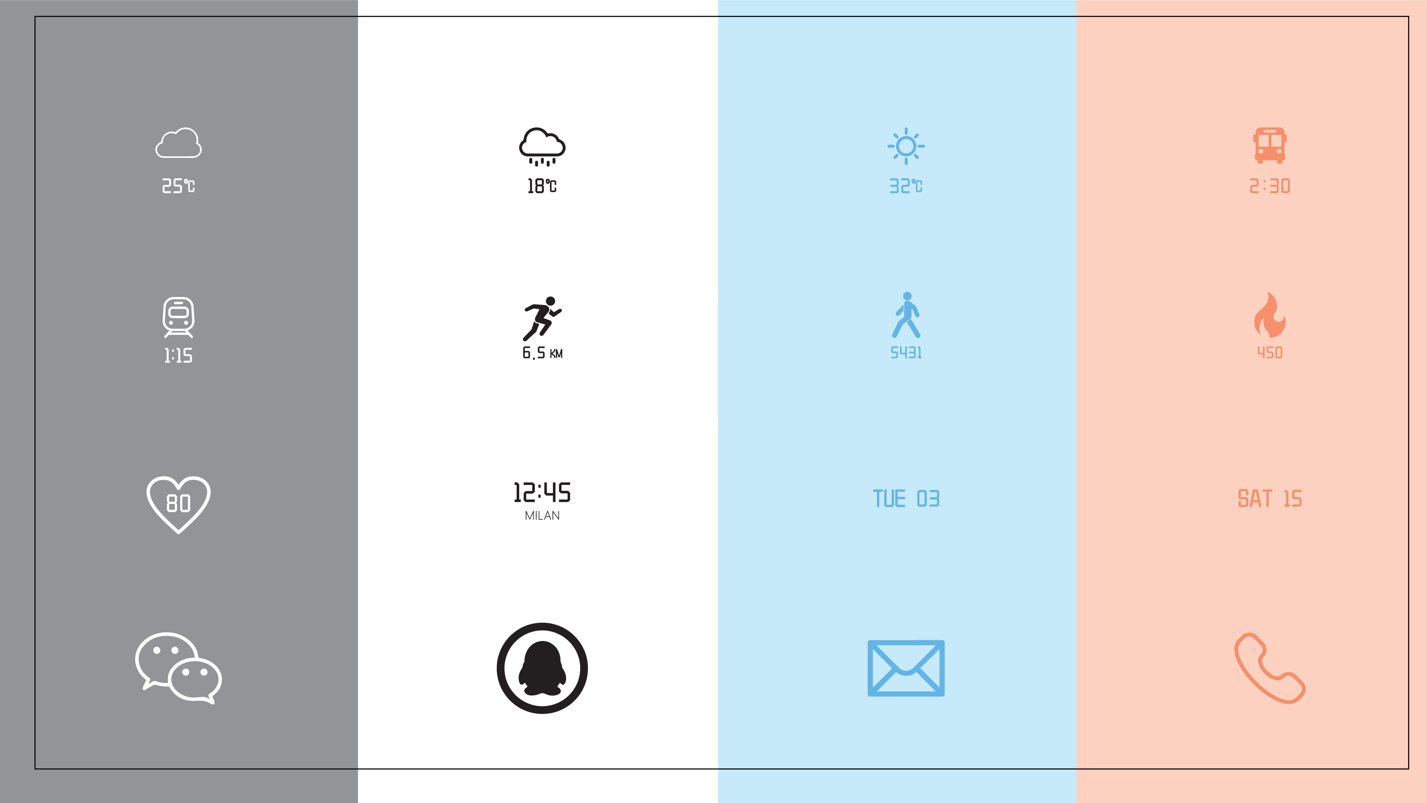 Wrist watch，Minimalist，intelligence，Solid color，young，