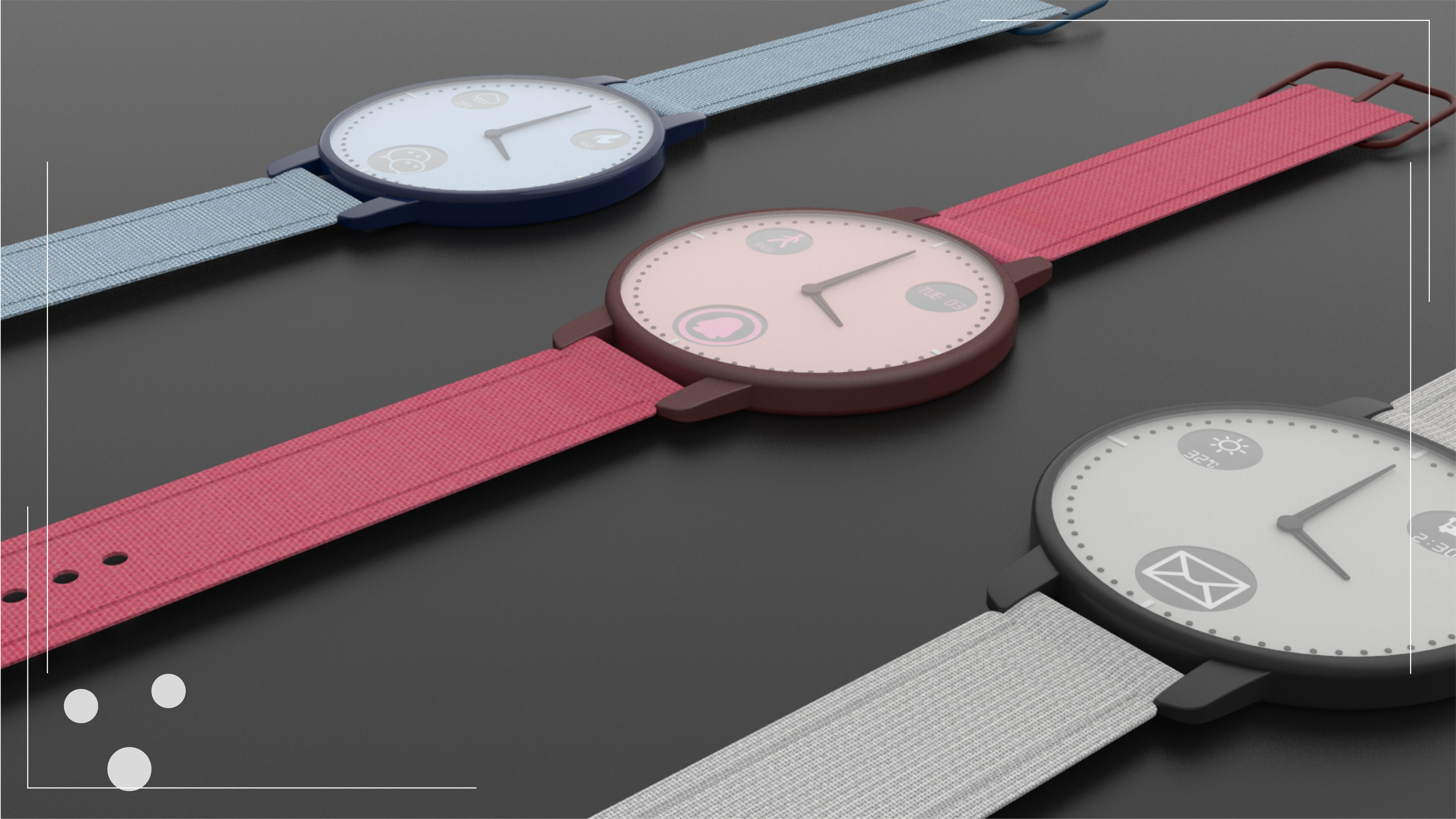 Wrist watch，Minimalist，intelligence，Solid color，young，