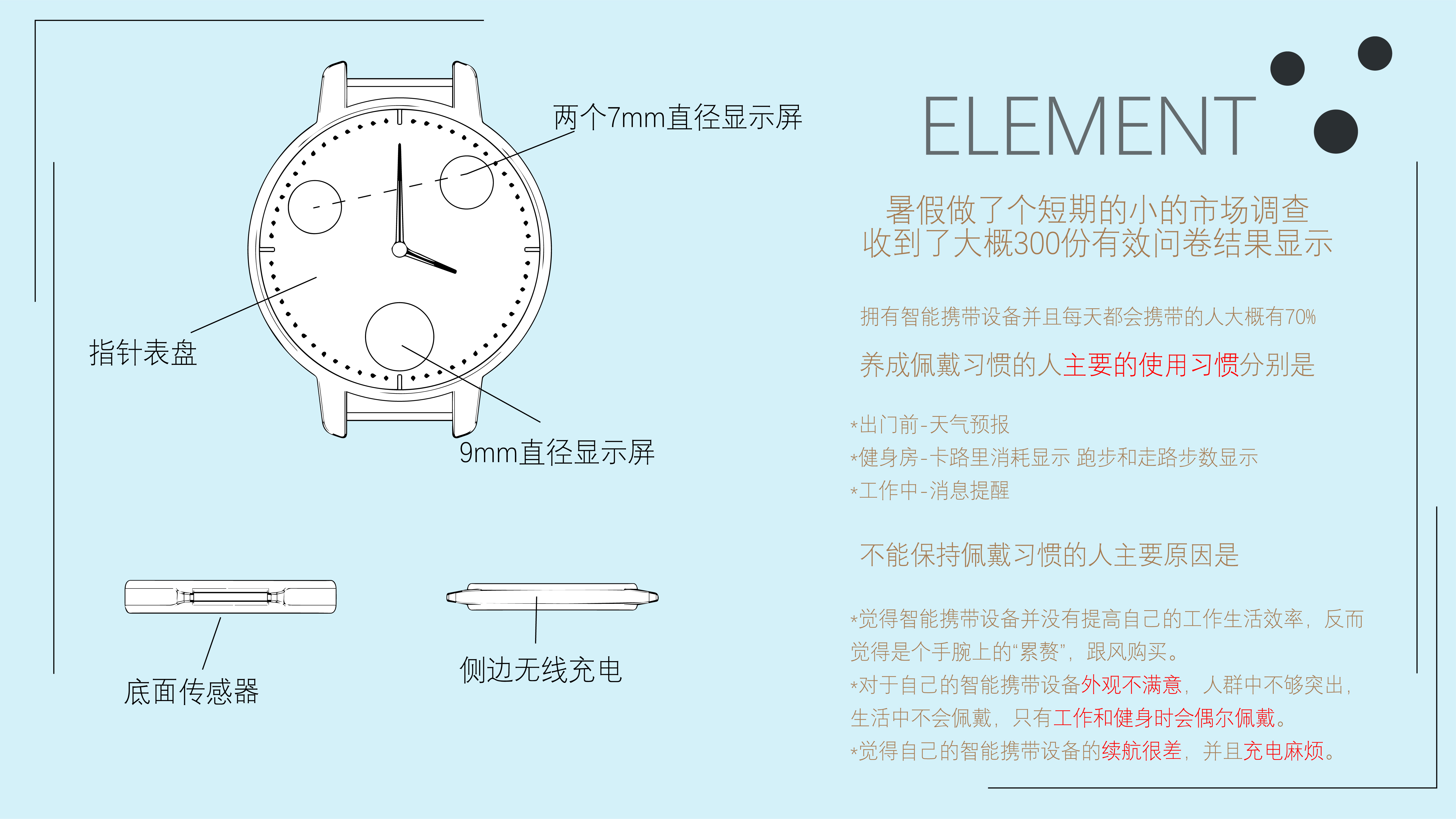 Wrist watch，Minimalist，intelligence，Solid color，young，
