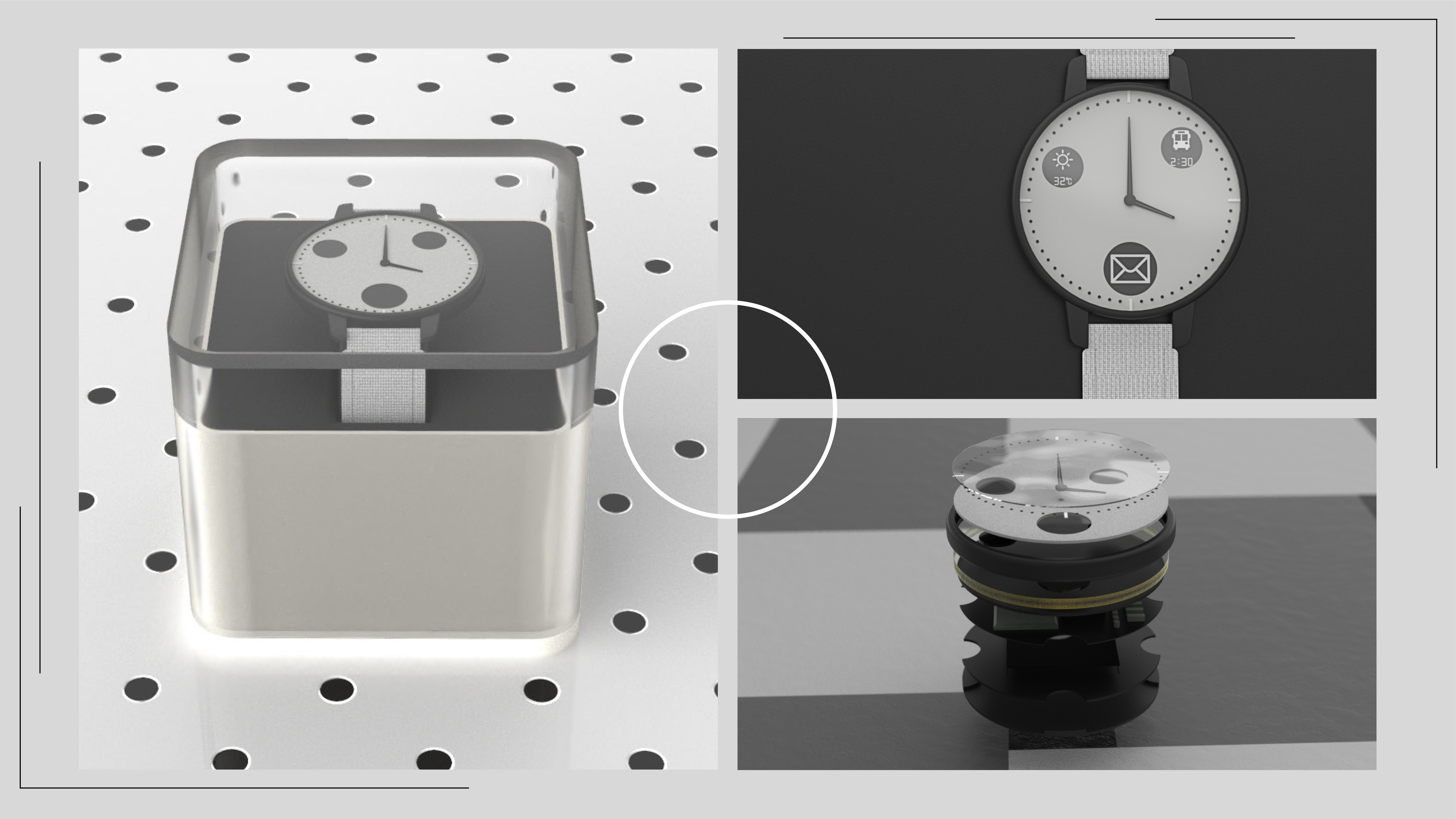 Wrist watch，Minimalist，intelligence，Solid color，young，