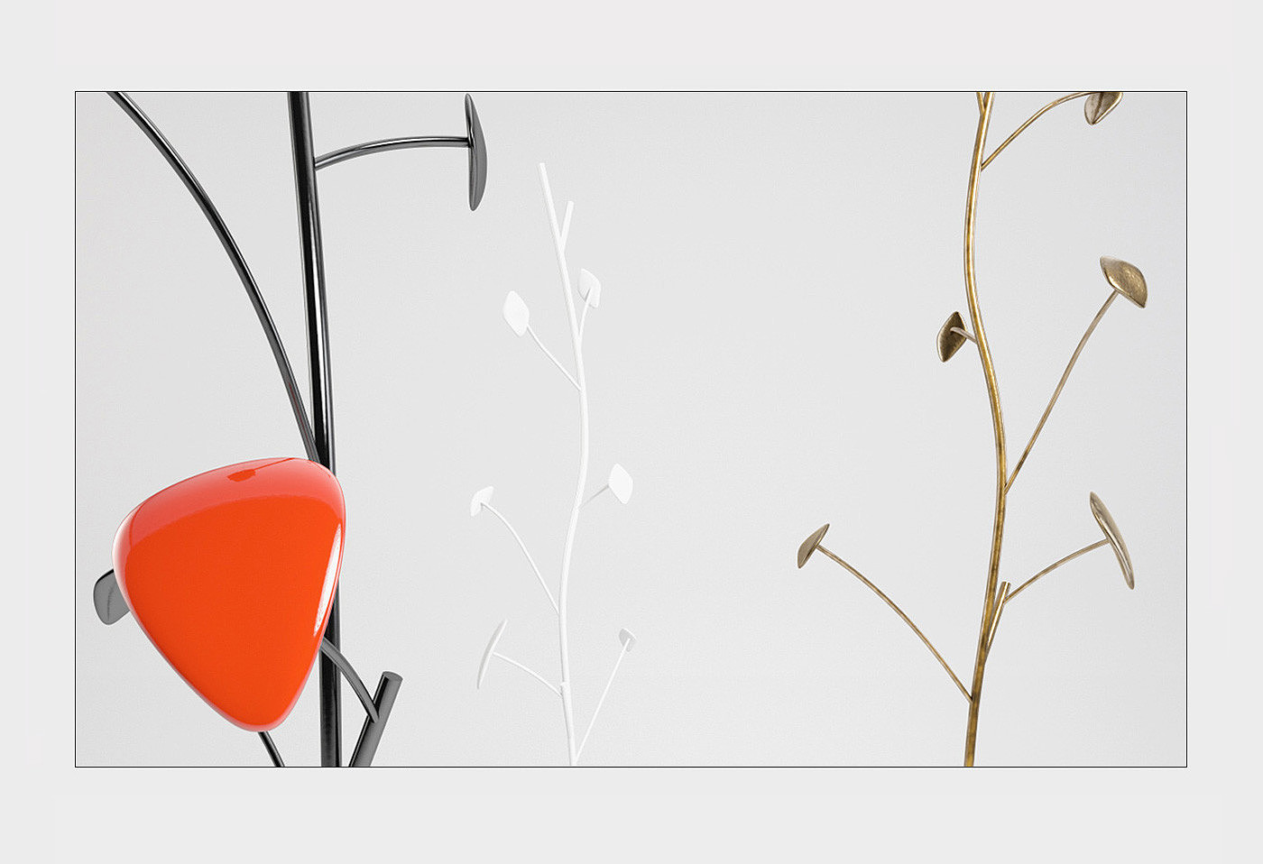 Home Furnishing，Metal，coat hanger，Simplicity，originality，