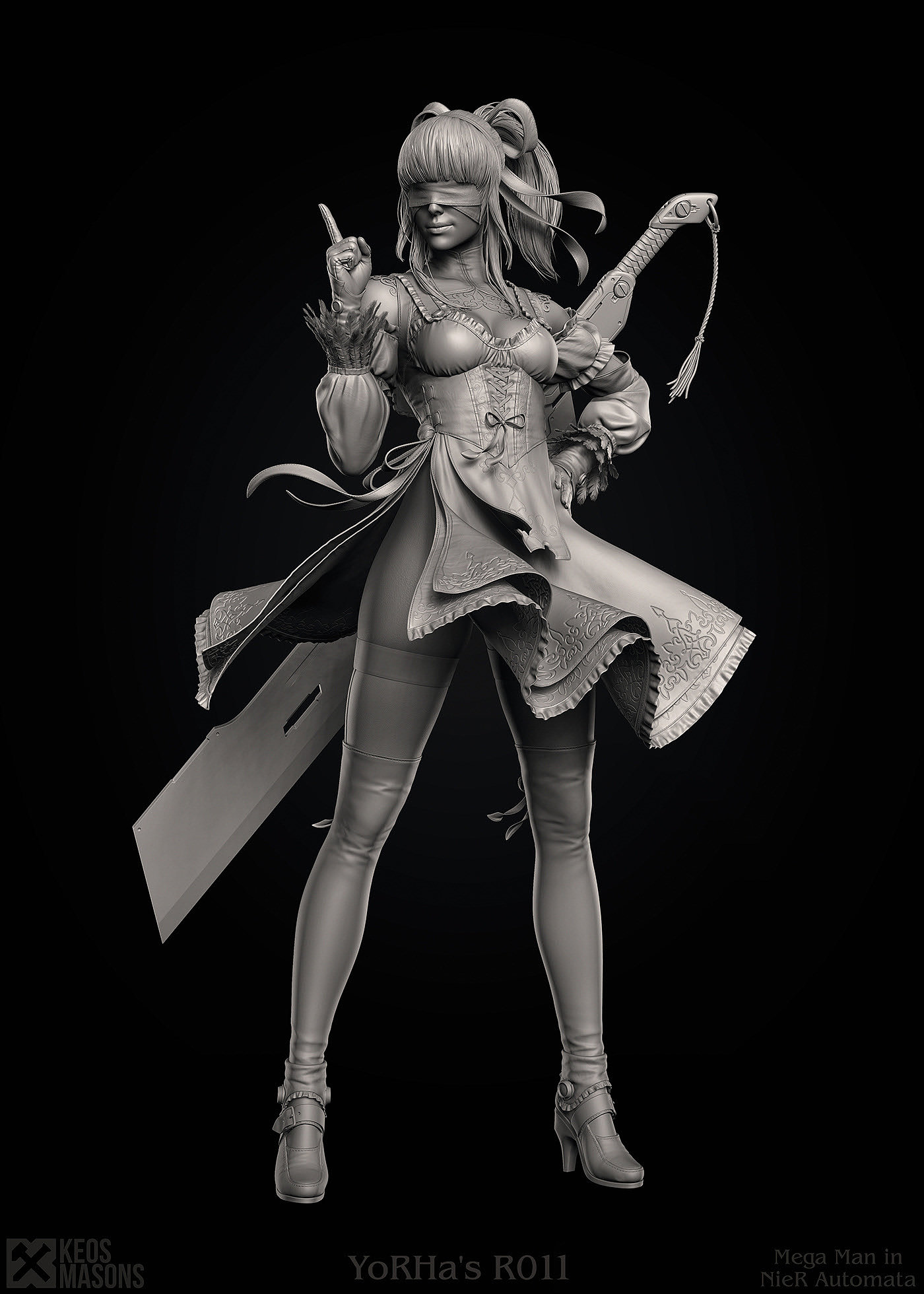 create，Design，girl，Garage Kit，