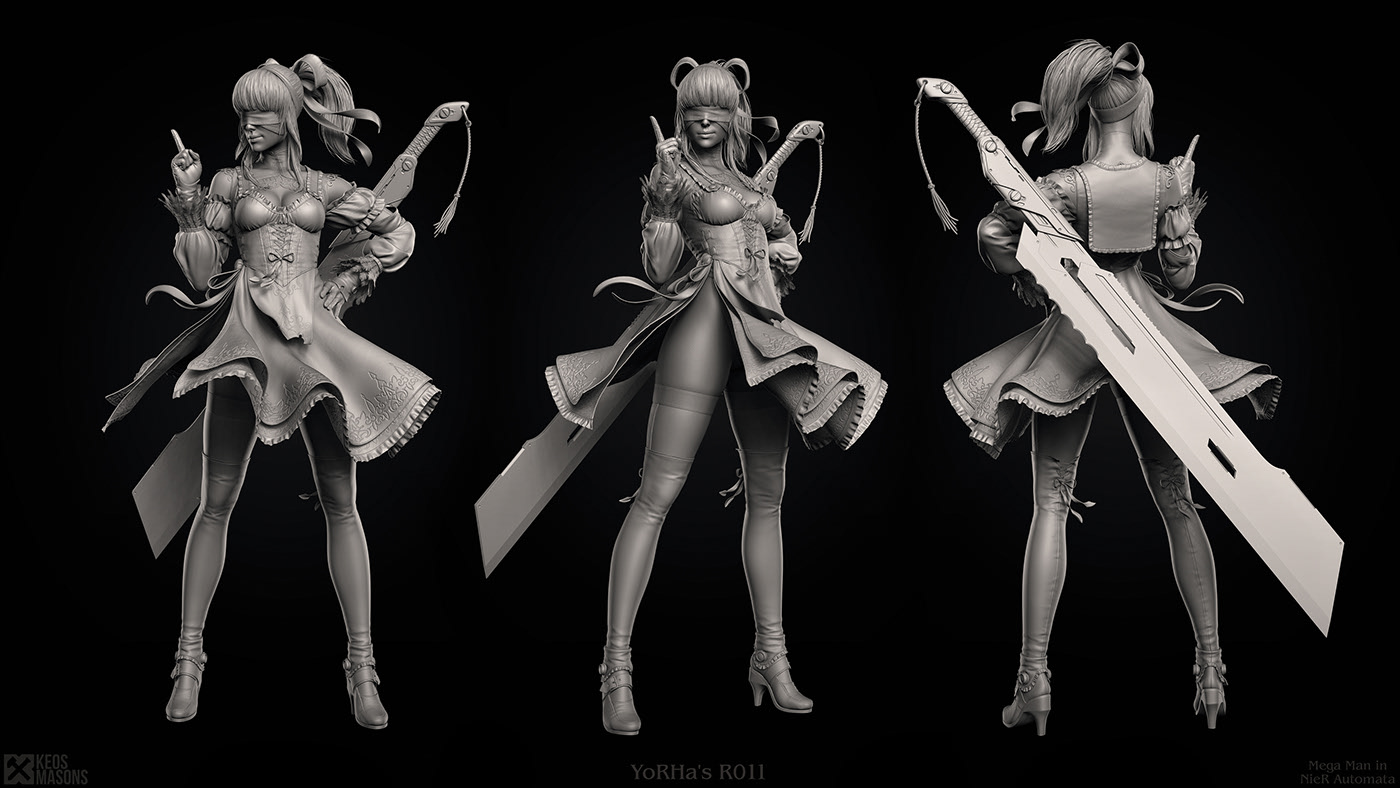 create，Design，girl，Garage Kit，