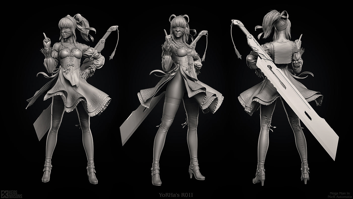 create，Design，girl，Garage Kit，