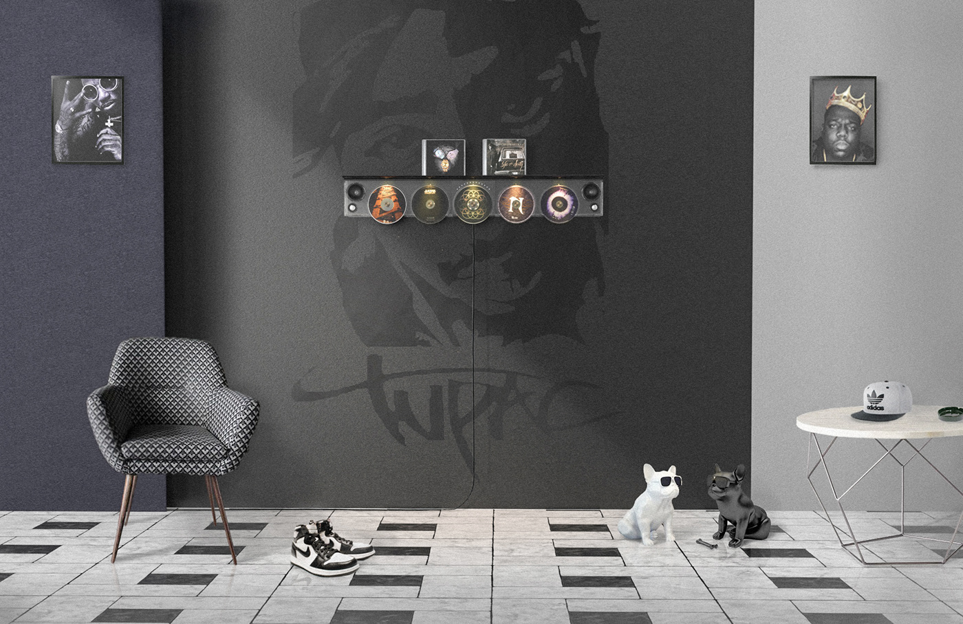 transparent，Glass，music，CD player，