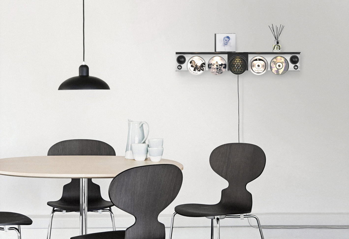 transparent，Glass，music，CD player，