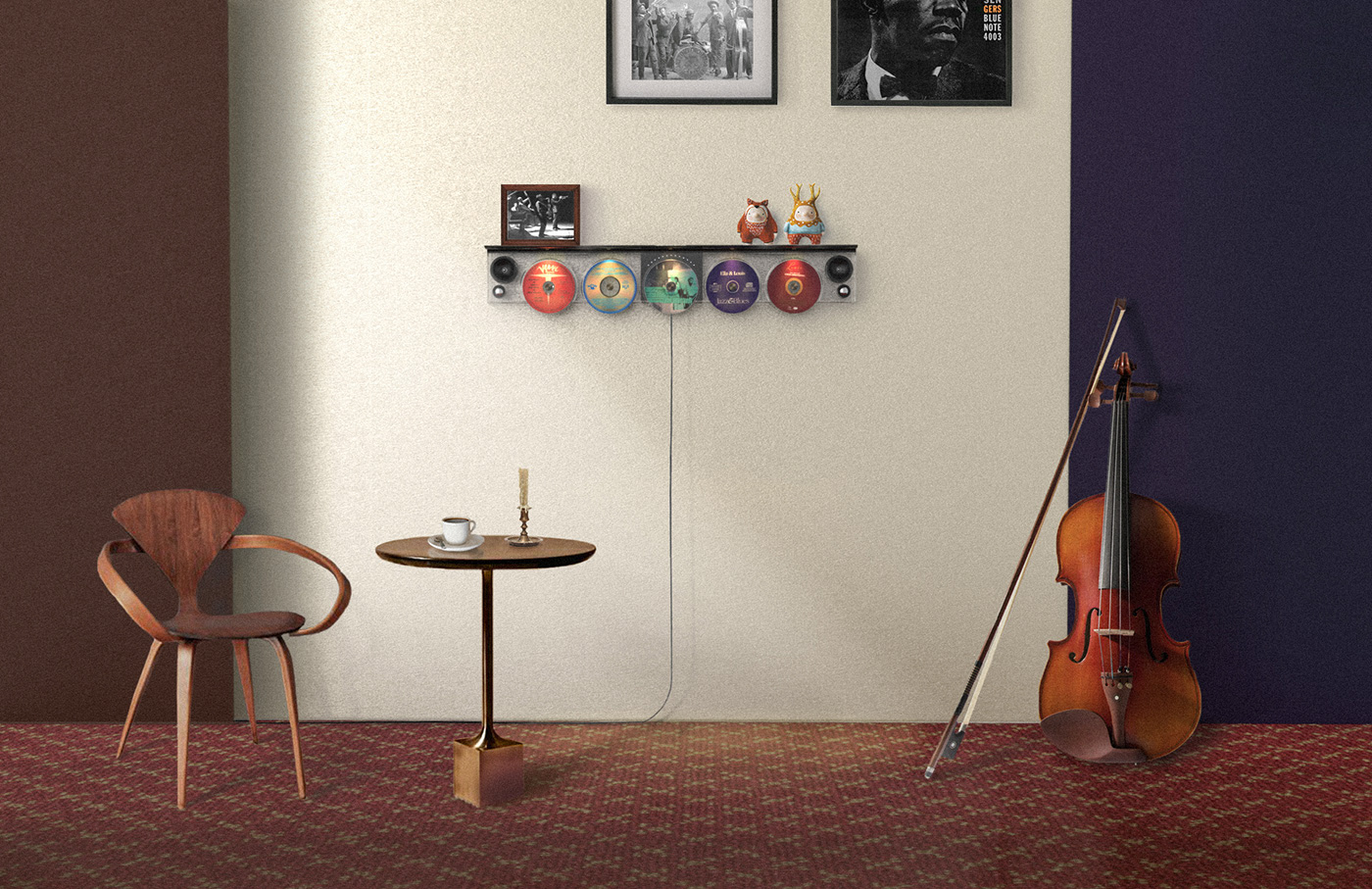 transparent，Glass，music，CD player，