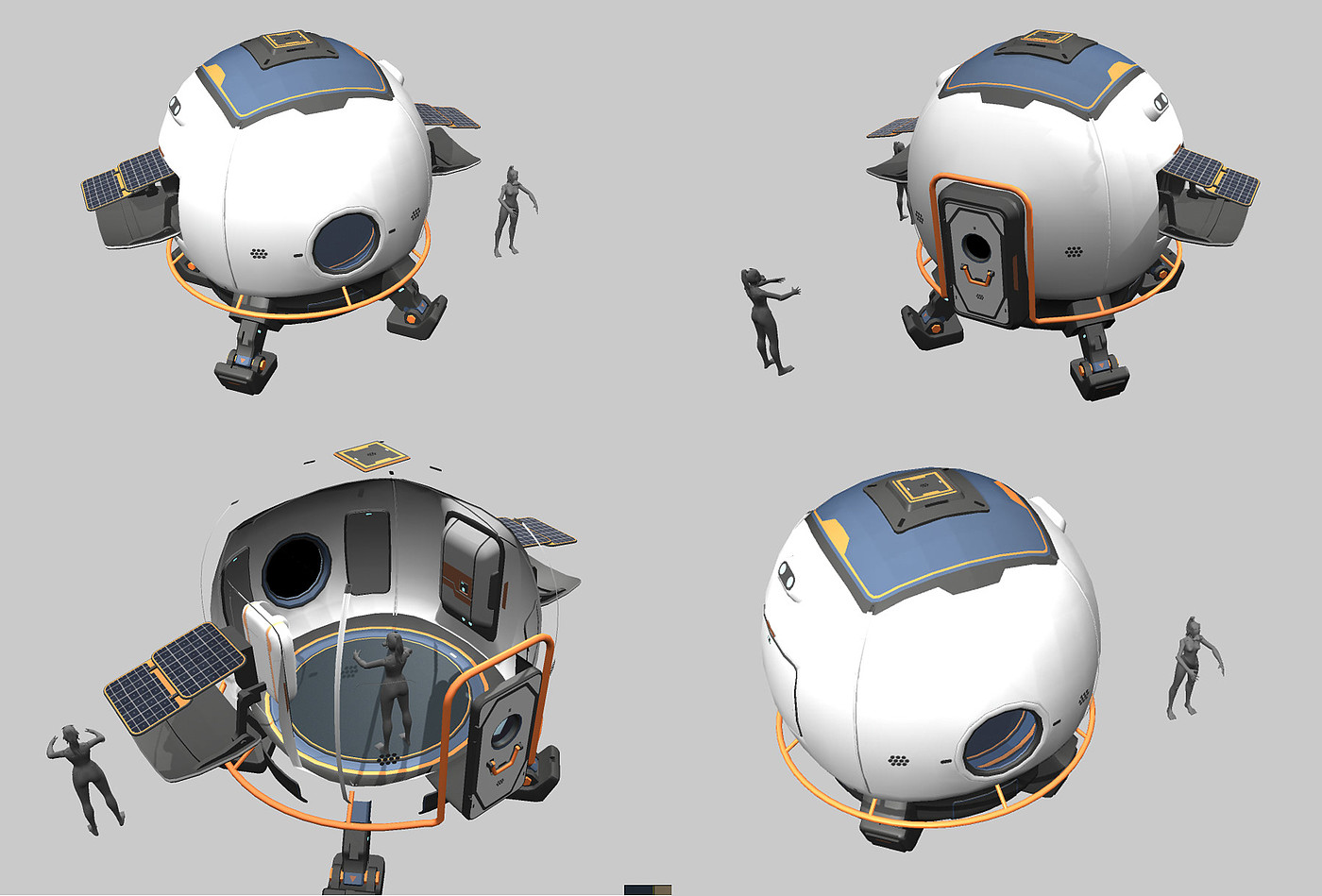 game，concept，Submersible，Subnautica Below Zer，