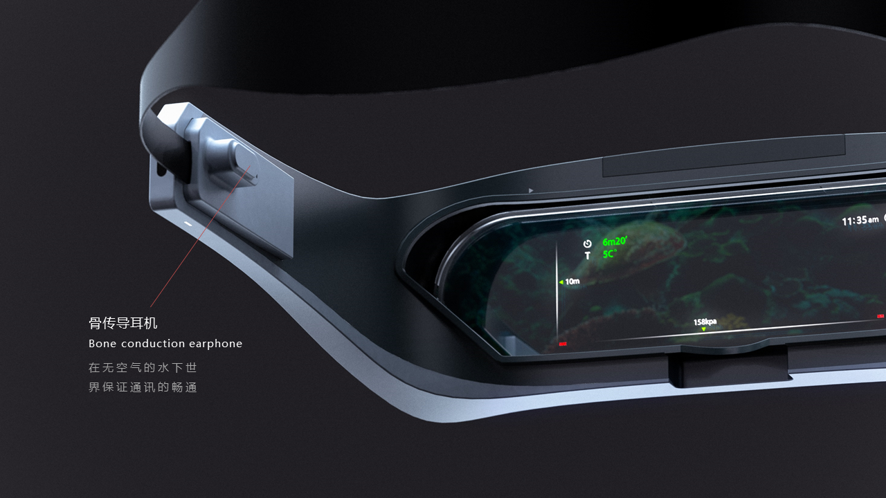 ar，diving，concept，