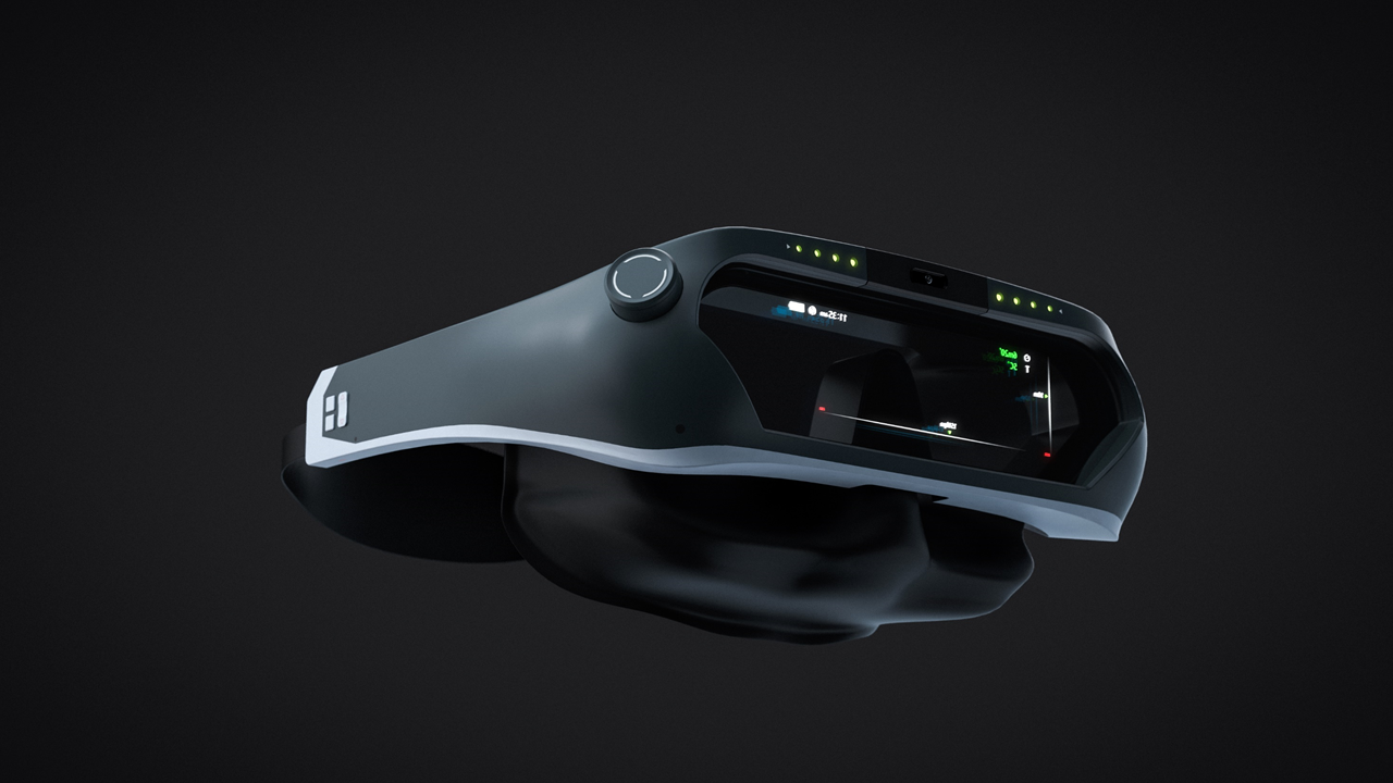 ar，diving，concept，