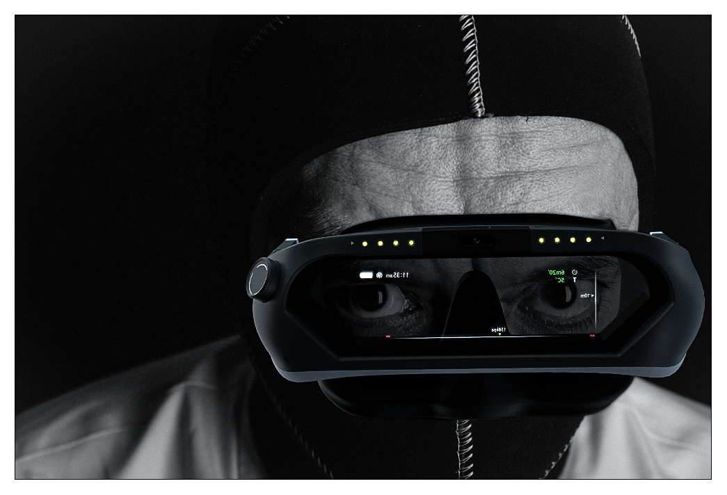 ar，diving，concept，