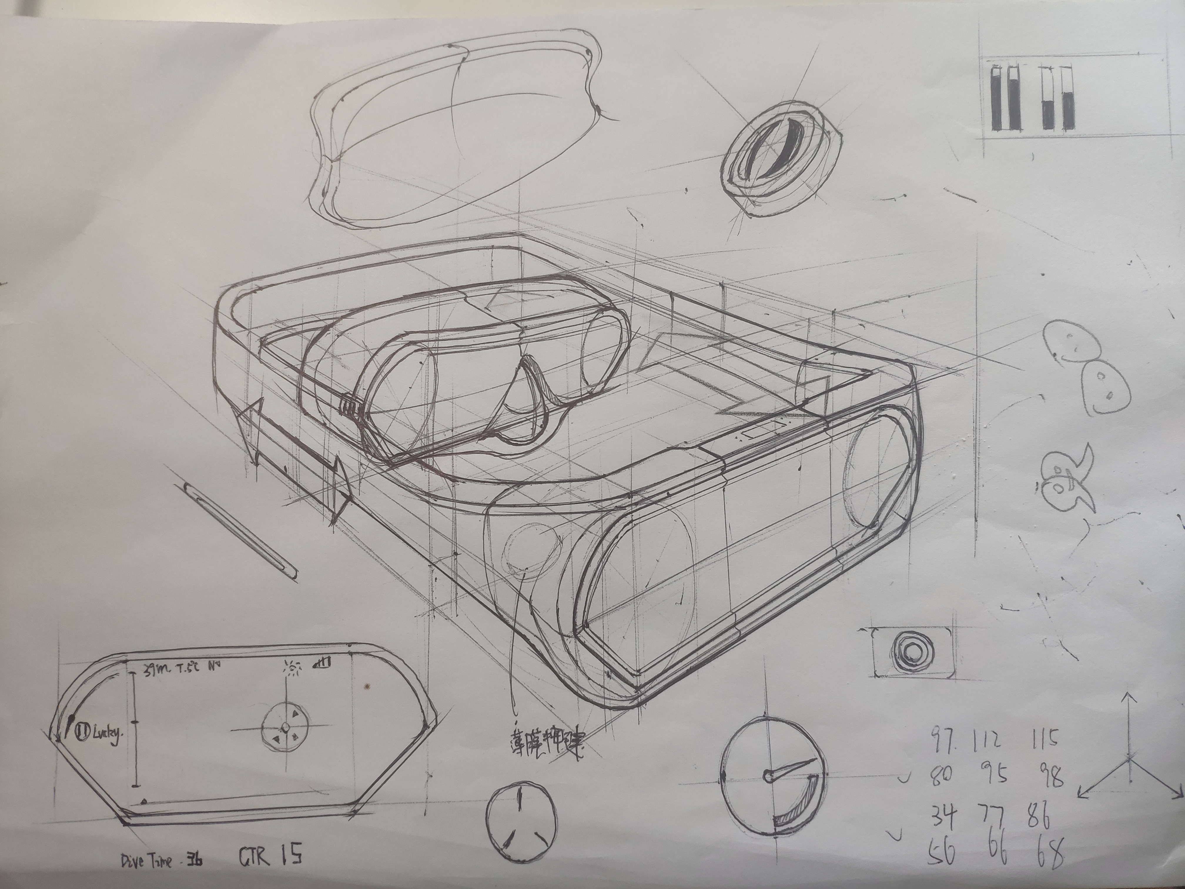 ar，diving，concept，