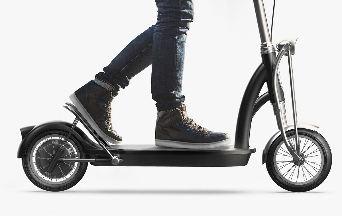 Retro，Scooter，Old School，