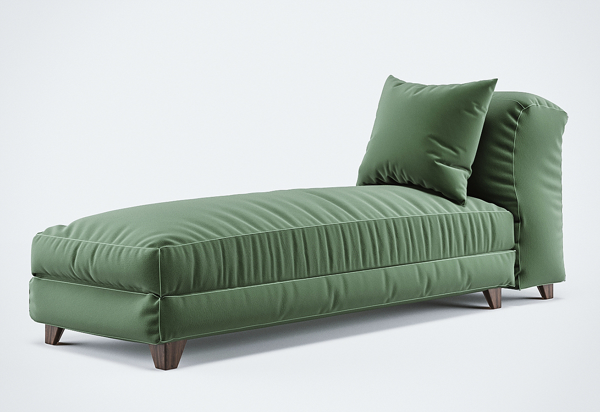 后现代风格绿色组合沙发图片_土巴兔装修效果图