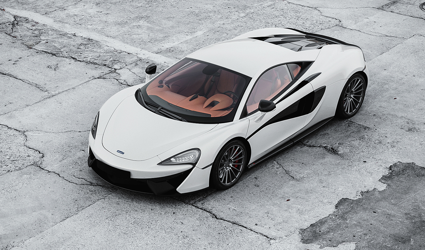 white，Automobile design，McLaren 570S，