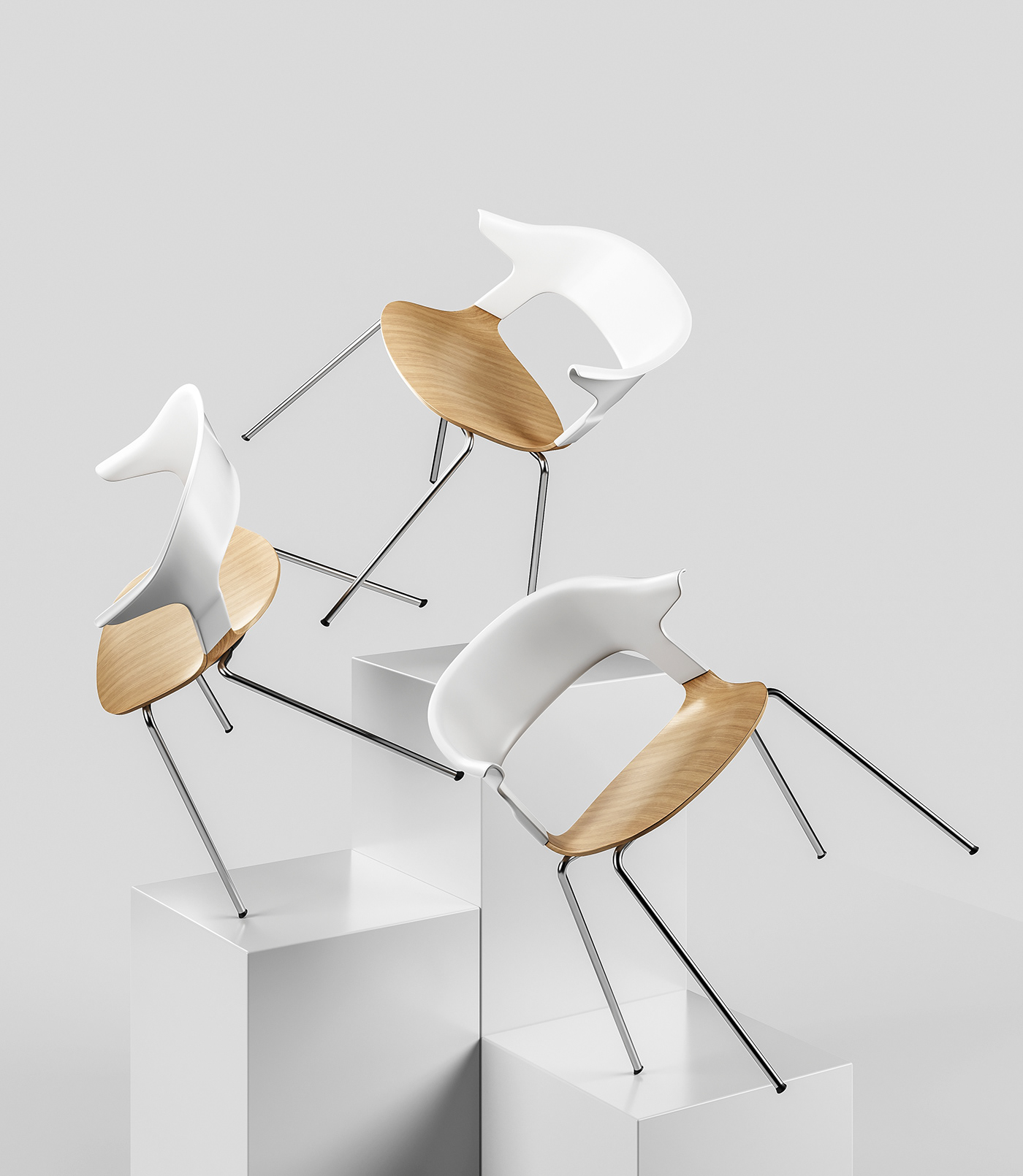 furniture design ，chair，Fritz Hansen PAIR，