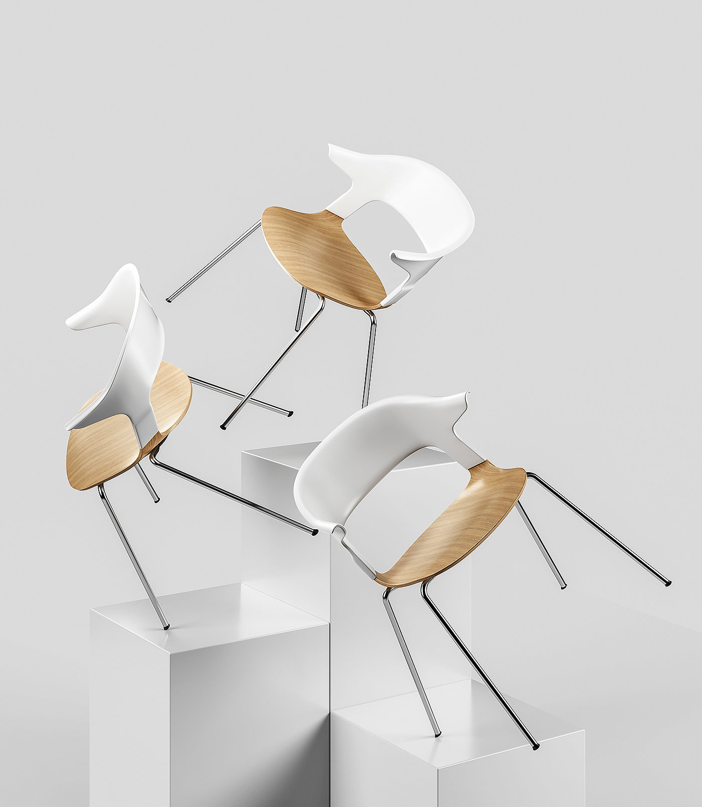 家具设计，椅子，Fritz Hansen PAIR，