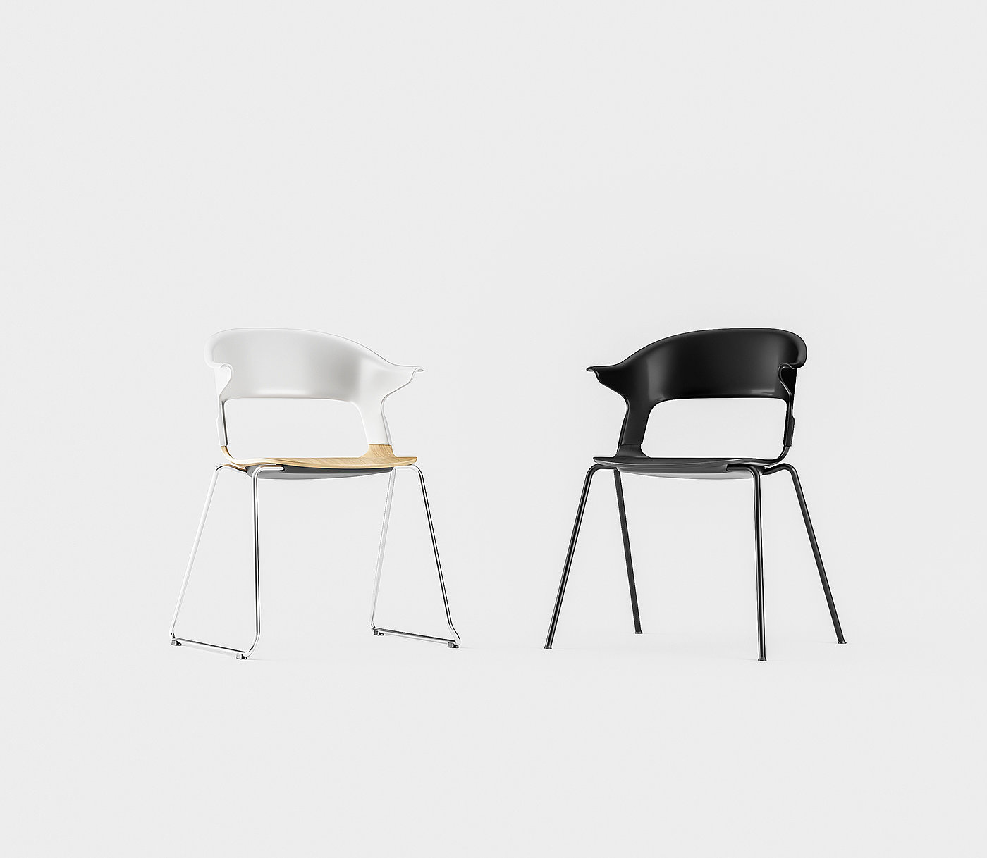 家具设计，椅子，Fritz Hansen PAIR，