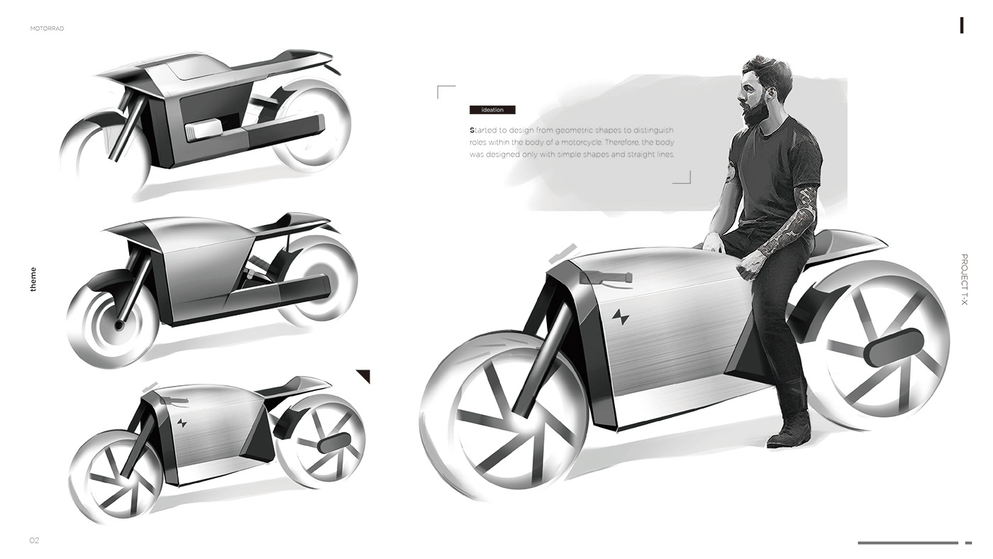 conceptual design，motorcycle，BMW，